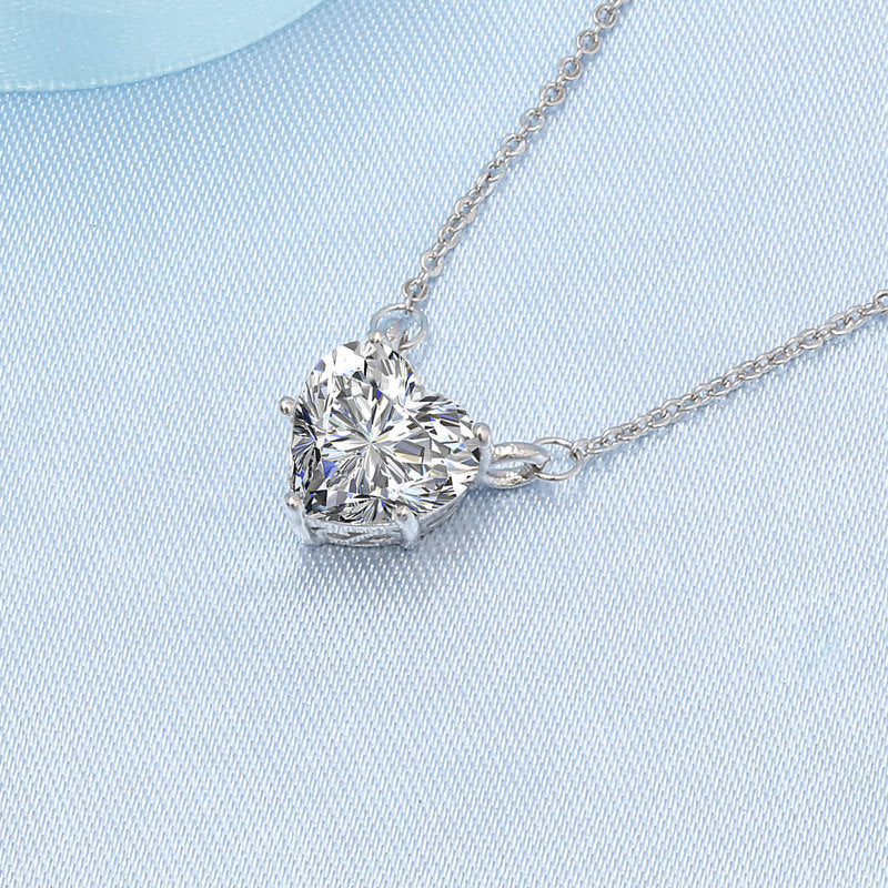 Moissanite Necklace Clavicle Chain
