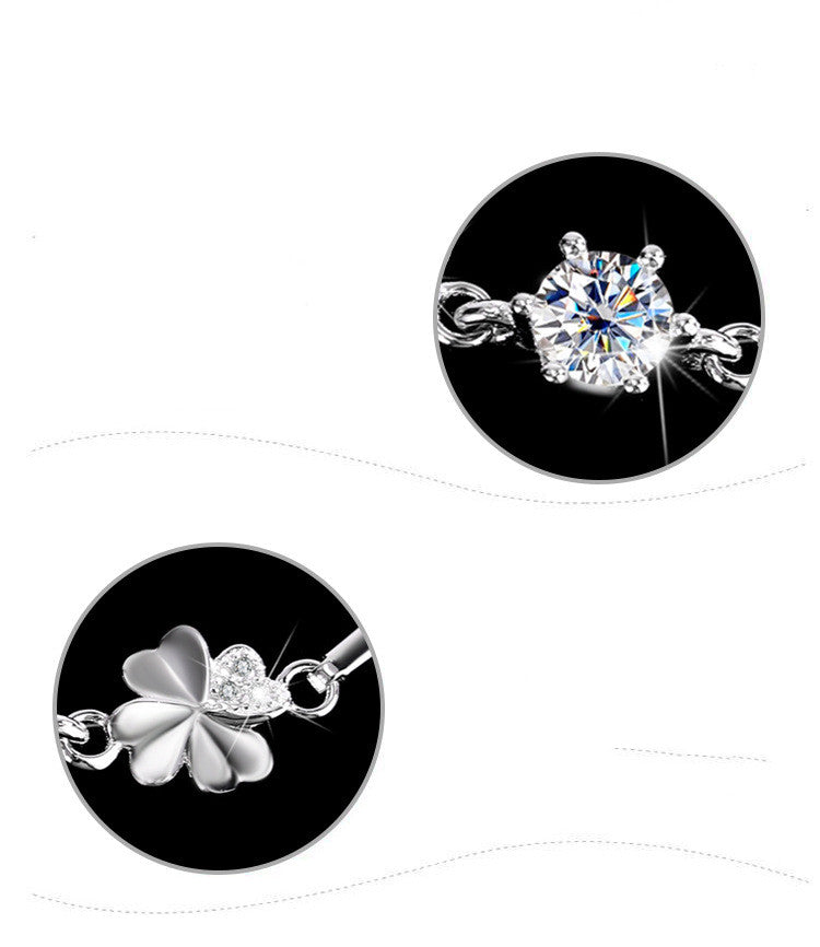 VALORE Silver Clover Bracelet - High-End Cheap Jewelry