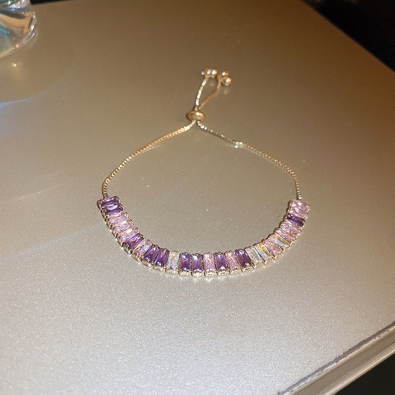 VALORE Cheap Jewelry Silver Bracelet with Blue Gem