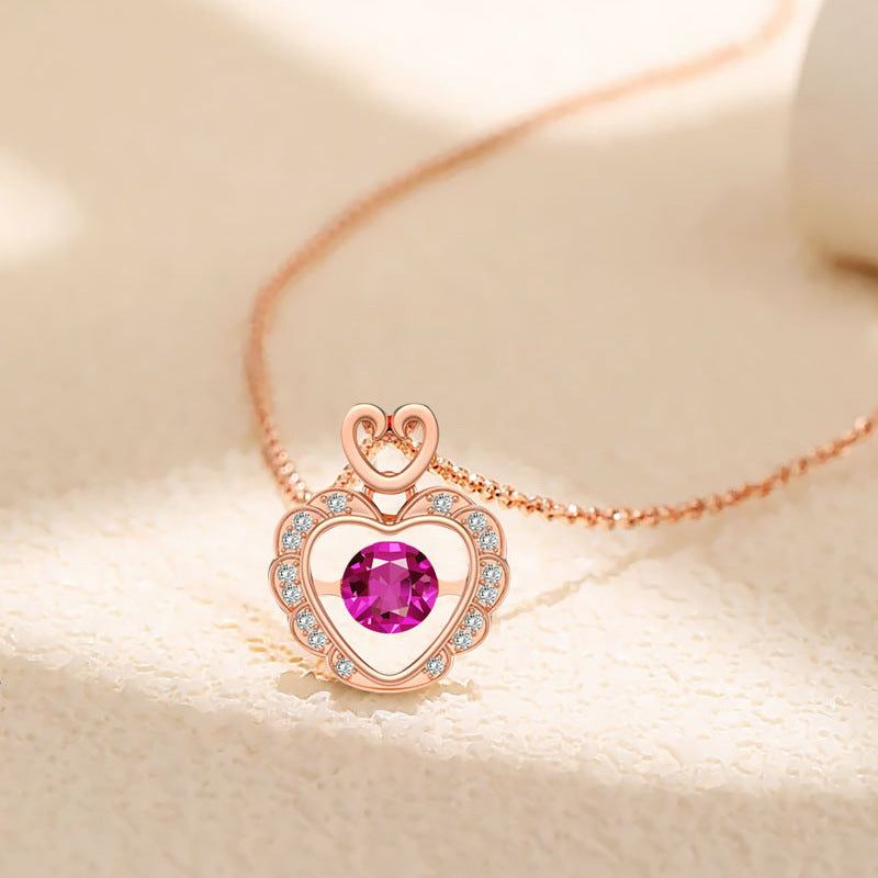 Moissanite  Love Necklace