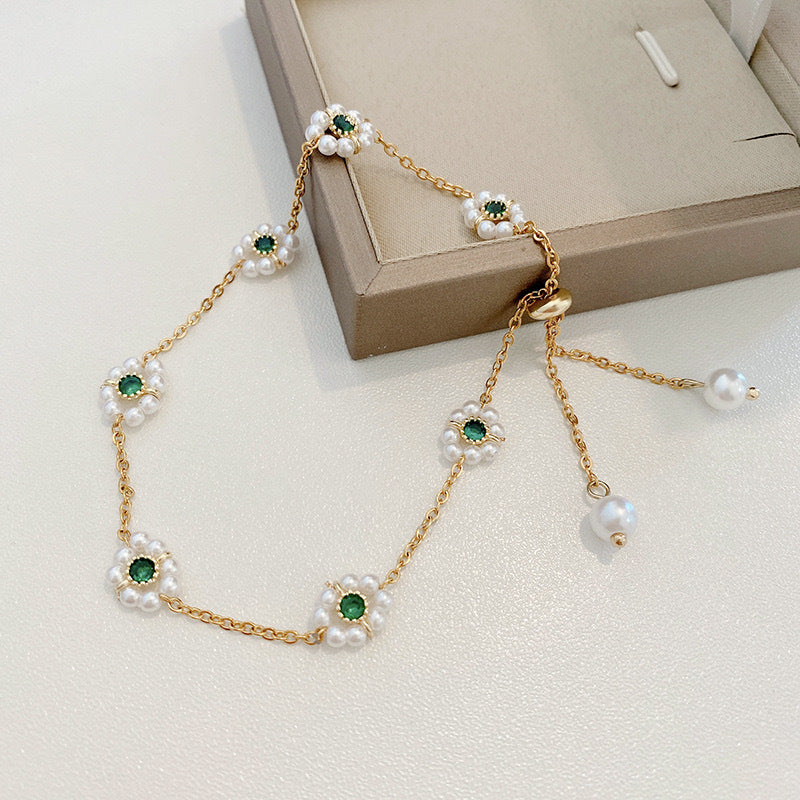 VALORE Pearl Flower Bracelet - High-End Cheap Jewelry